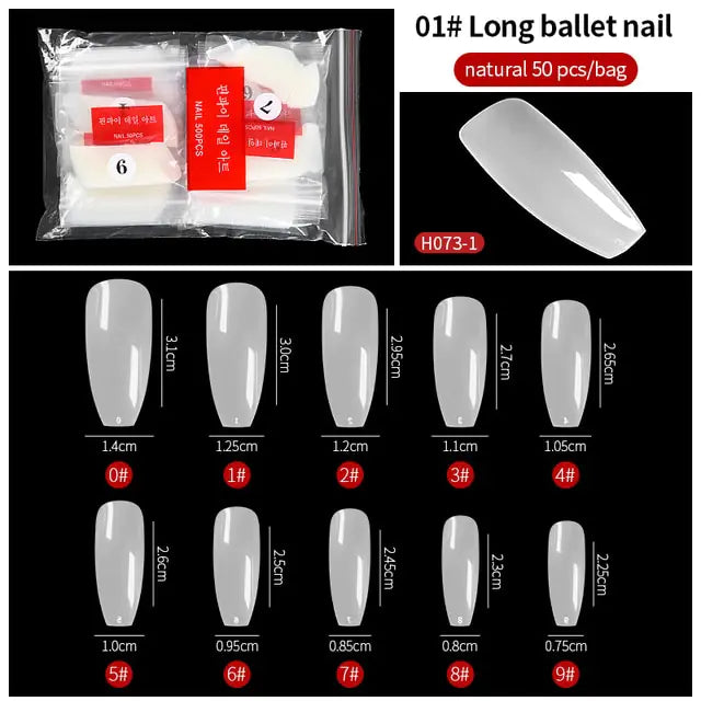 French Fake Nails Extension